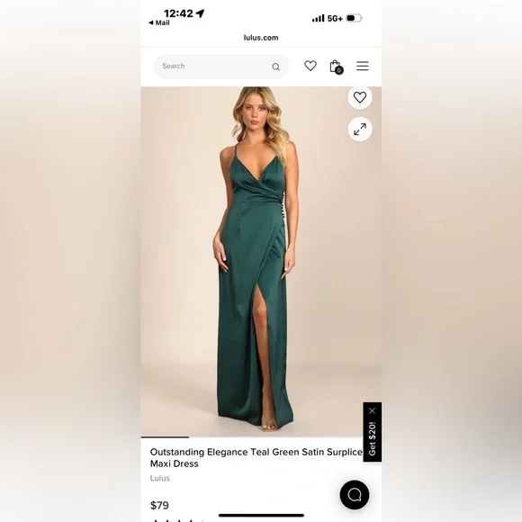 Lulus | Dresses | Lulus Green Plunge Maxi Dress With Slit | Poshmark Lulus | Dresses | Lulus Green Plunge Maxi Dress With Slit | Poshmark